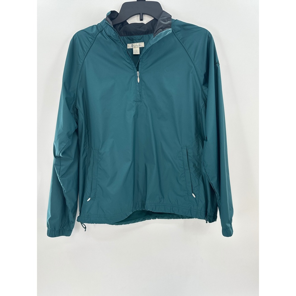Lady Hagen Women's Teal Lightweight Quarter Zip Pullover Jacket Size S